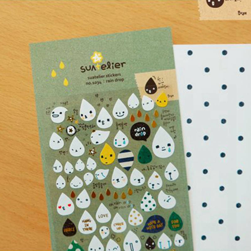 Korea Suatelier Rain Drop Stic - Embellishments For Scrapbooking 리뷰 및 가격
