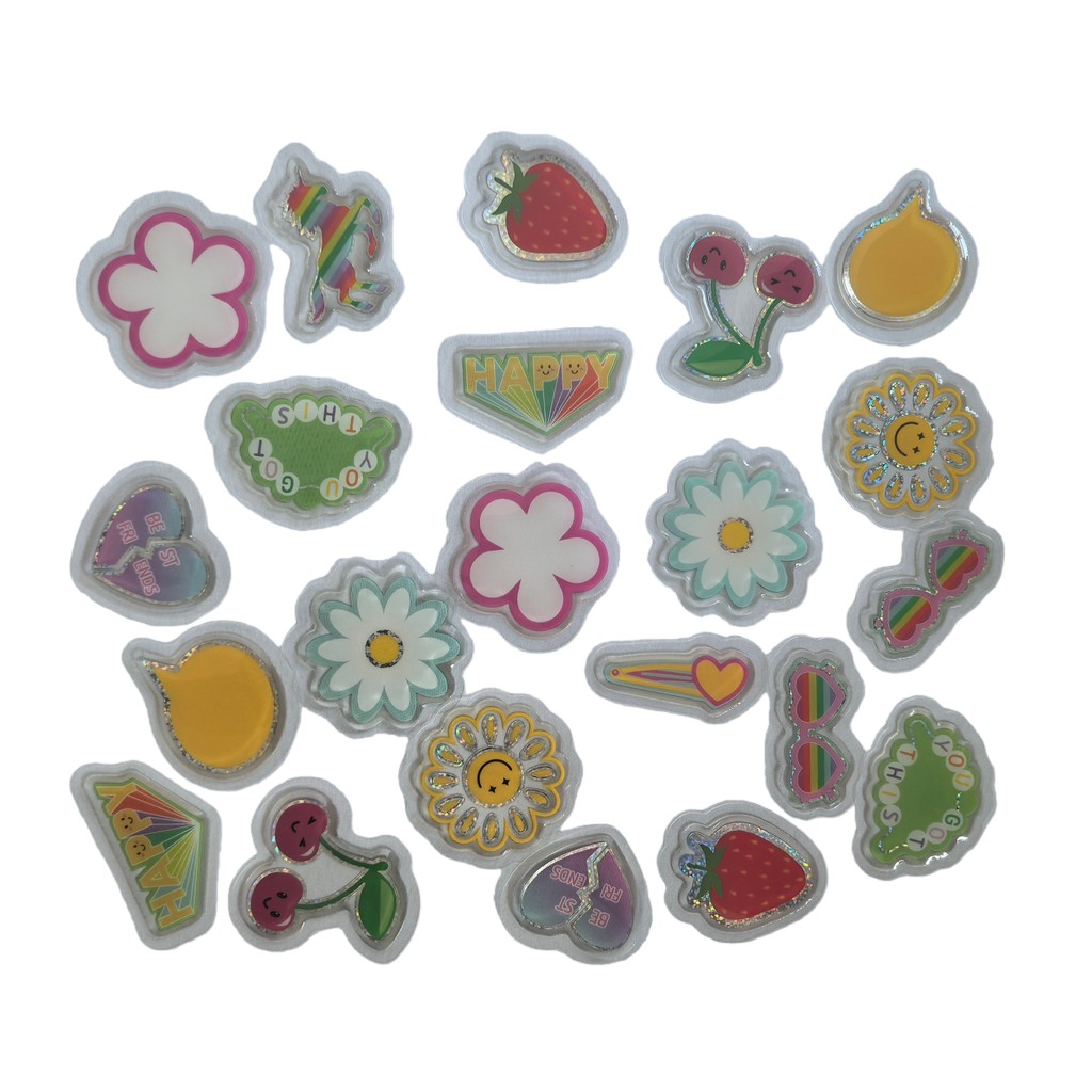 45 Pcs Adorable Epoxy Stickers - Craft Embellishment World 리뷰 및 가격
