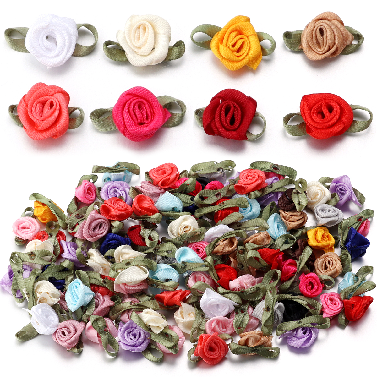 50Pcs 1.5x2.5cm 18 Colors For  - Embellishment Crafts 리뷰 및 가격