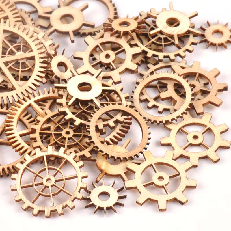 20-40mm 36pcs Unfinished Wood  - Embellishments For Scrapbooking 리뷰 및 가격