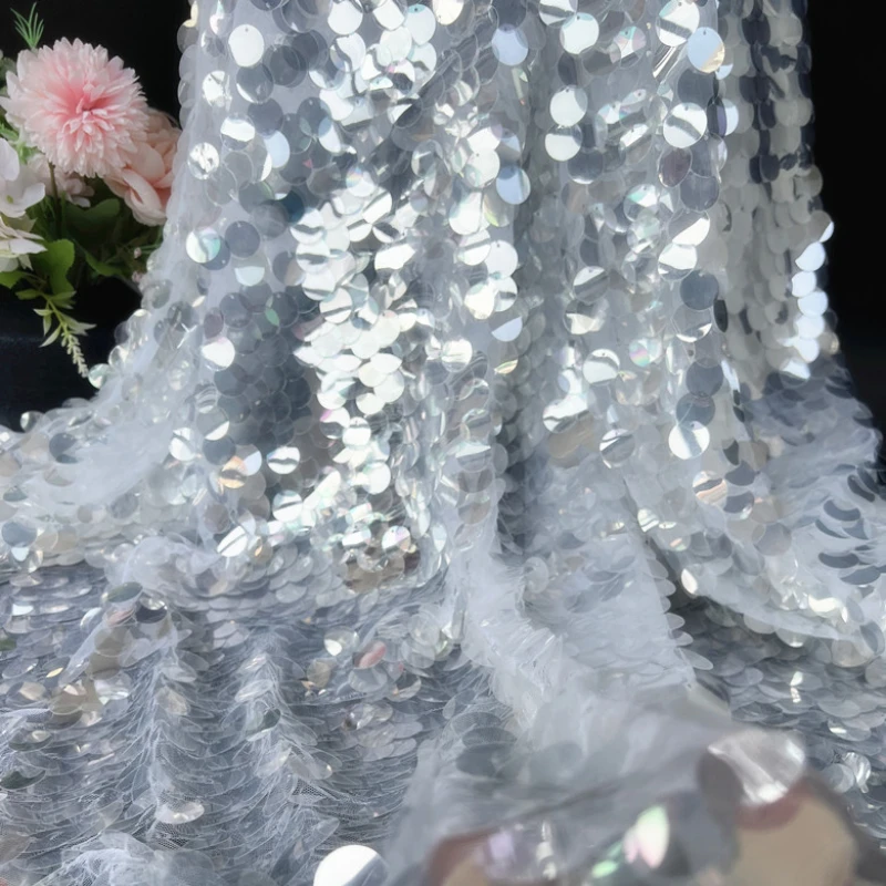 Encrypted Crystal Sequin Fabri - Crystal Mesh Fabric 리뷰 및 가격