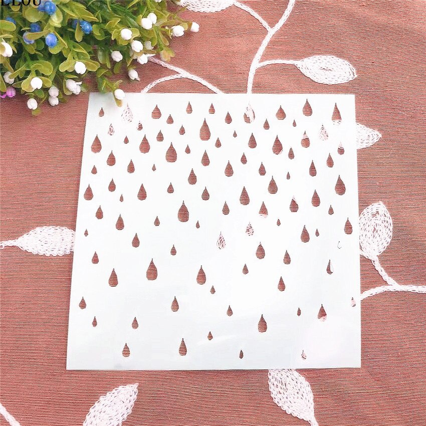 15*15 Raindrops Scrapbook Sten - Embellishments For Scrapbooking 리뷰 및 가격