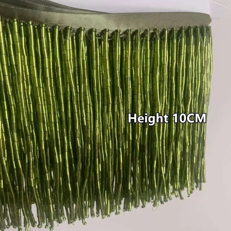 10CM Silver Red Bead Tube Tass - Tassel Fringe Trim 리뷰 및 가격