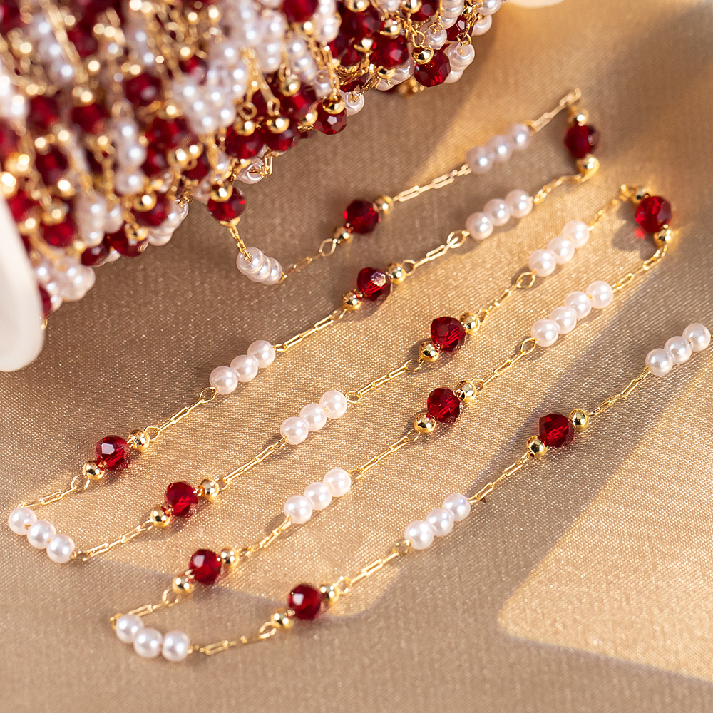 50cm/100cm Imitation Pearl Cop - Pearl Trim Chain 리뷰 및 가격