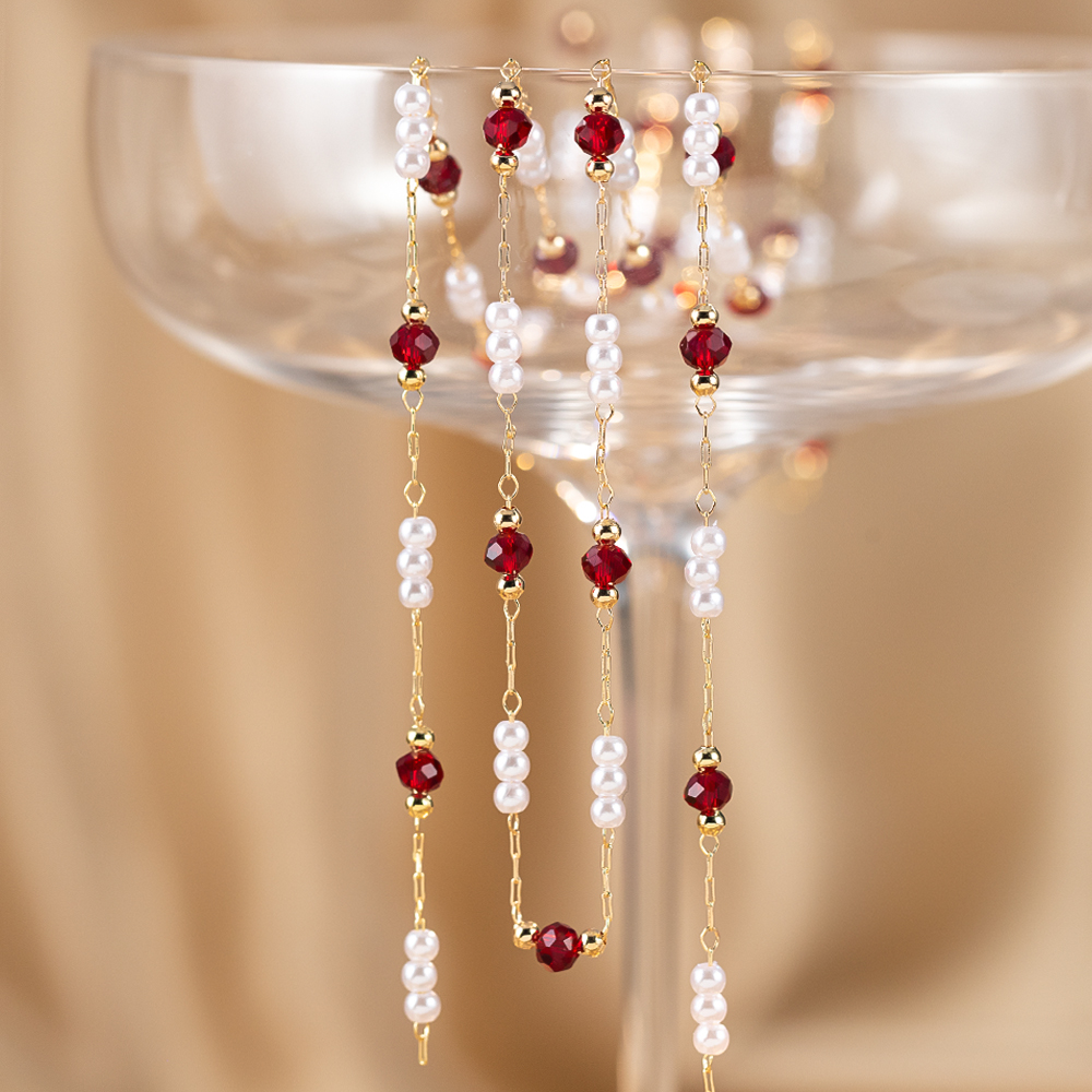 50cm/100cm Imitation Pearl Cop - Pearl Trim Chain 리뷰 및 가격