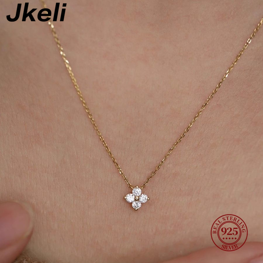 Jkeli 925 sterling silver plat - Pearl Trim Chain 리뷰 및 가격