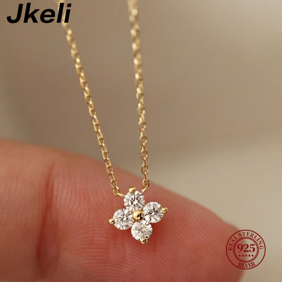 Jkeli 925 sterling silver plat - Pearl Trim Chain 리뷰 및 가격