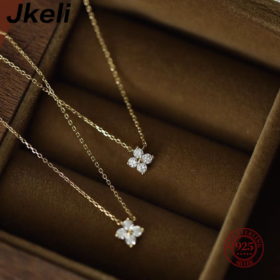 Jkeli 925 sterling silver plat - Pearl Trim Chain 리뷰 및 가격