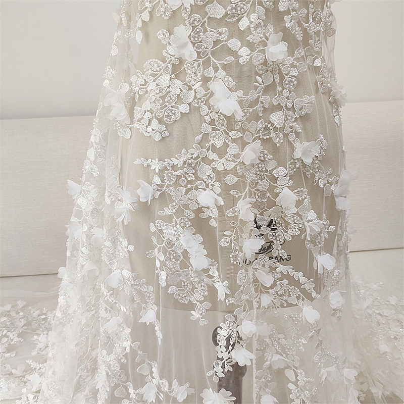 Ivory 3D Floral Hand Beaded La - Embellish Craft 리뷰 및 가격