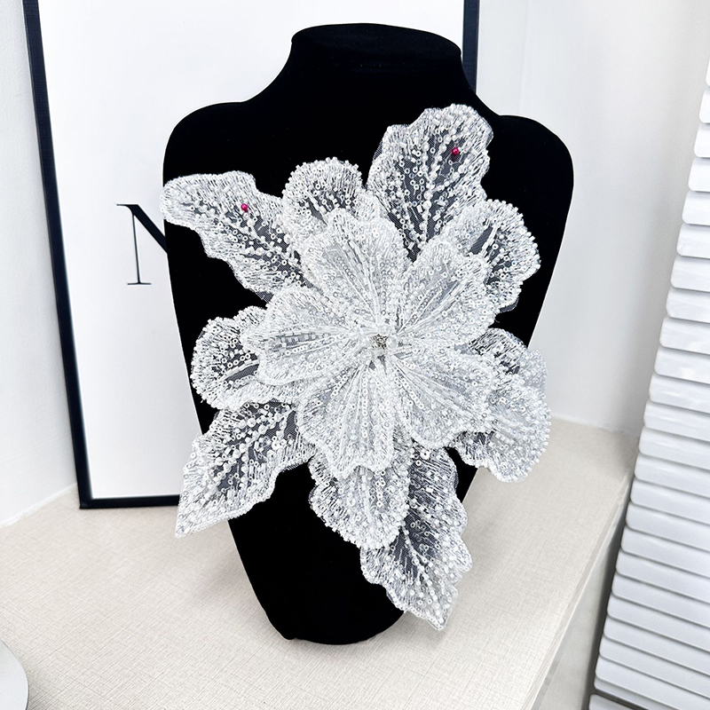 Sequin Beaded Flower Collar Ap - Applique Patch Flower 리뷰 및 가격