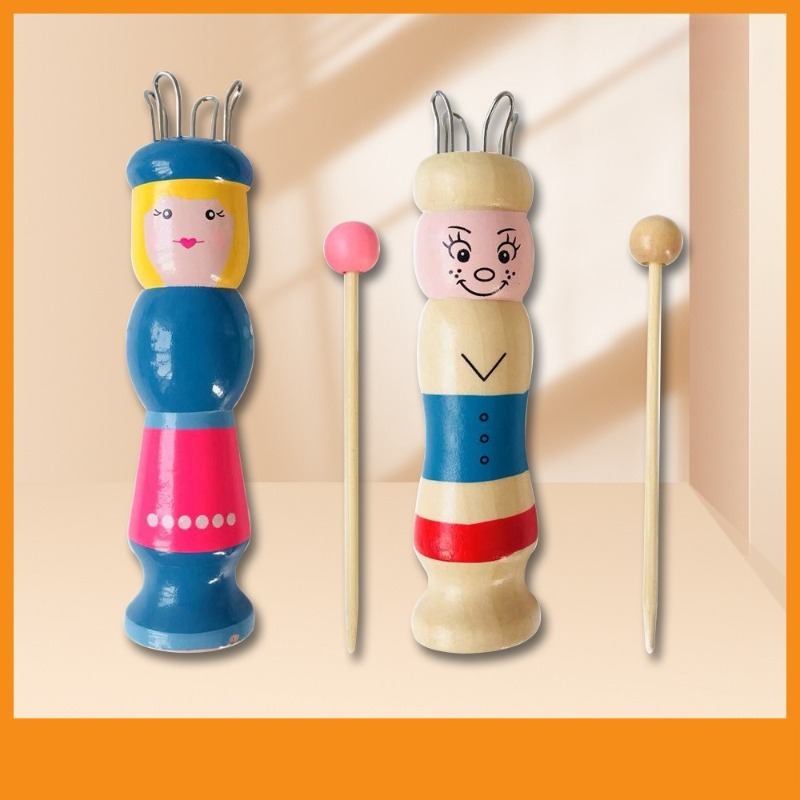 Wooden Doll French Knitter Kid - Pom Pom Maker Tool 리뷰 및 가격