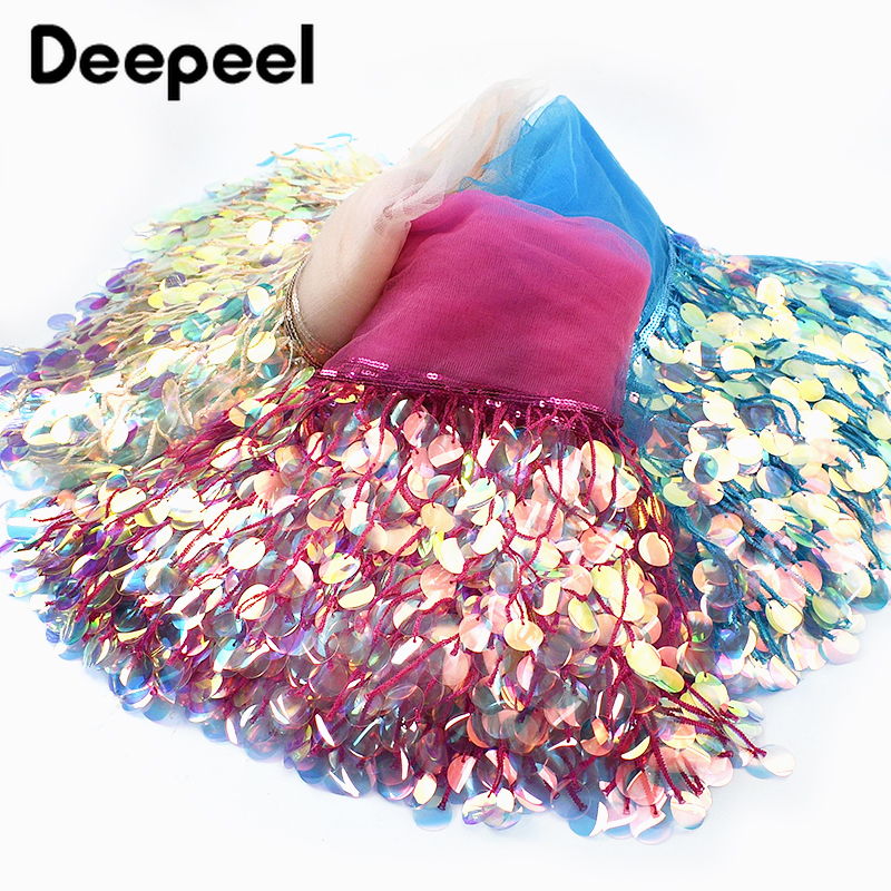 3Yards 17cm Beaded Sequins Tas - Beaded Trim Fringe 리뷰 및 가격