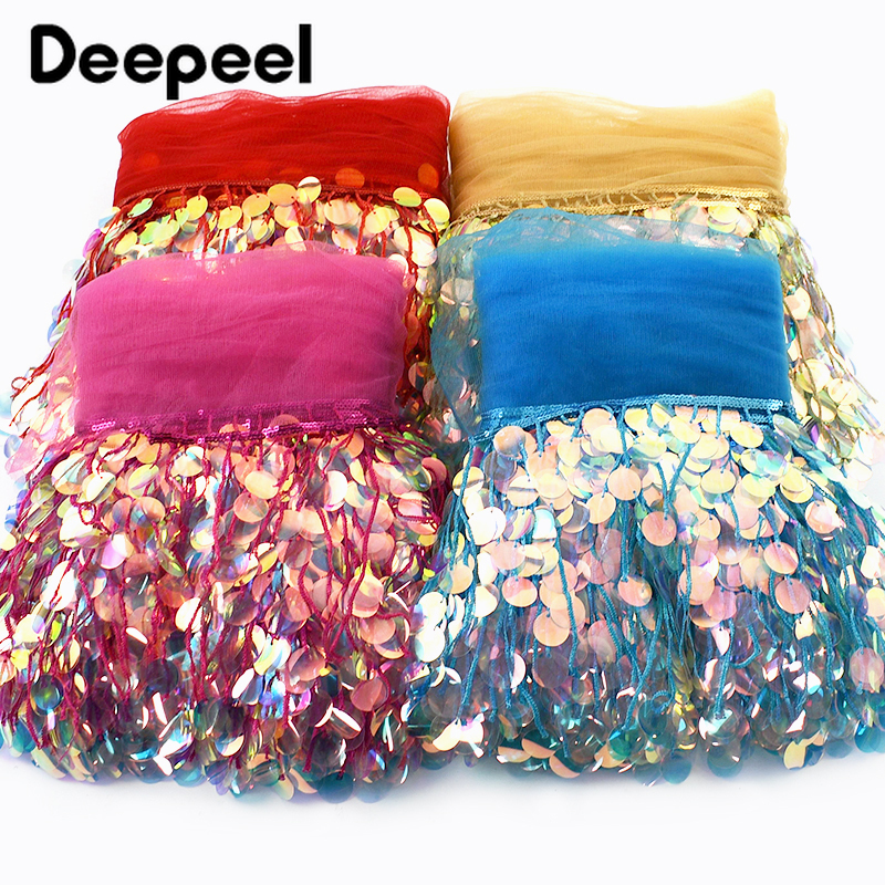 3Yards 17cm Beaded Sequins Tas - Beaded Trim Fringe 리뷰 및 가격