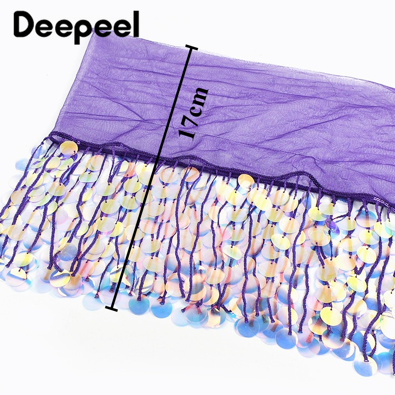 3Yards 17cm Beaded Sequins Tas - Beaded Trim Fringe 리뷰 및 가격