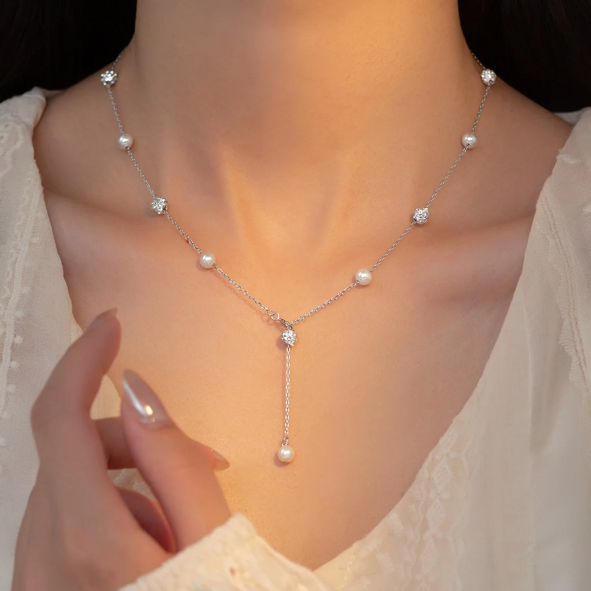 TrustDavis Real 925 Sterling S - Pearl Trim Chain 리뷰 및 가격