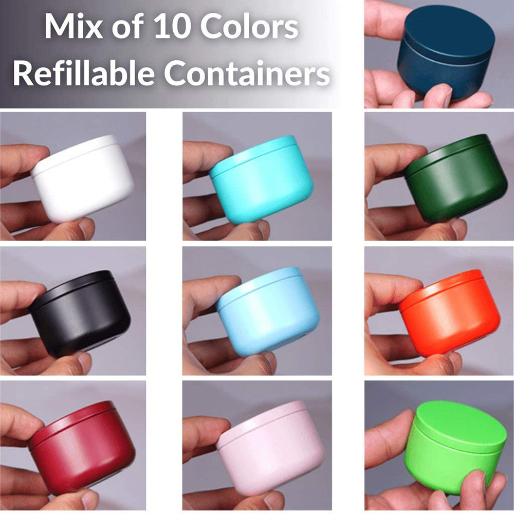 Tea Can with Airtight Lids Tin - Craft Embellishment Storage 리뷰 및 가격