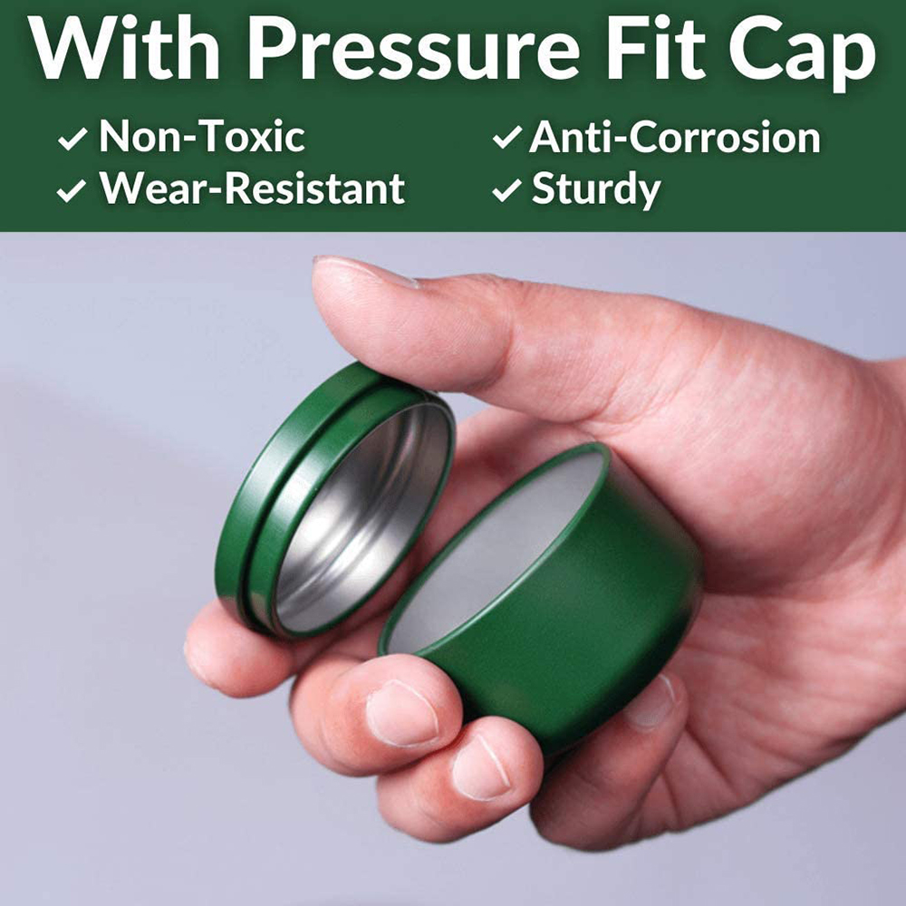 Tea Can with Airtight Lids Tin - Craft Embellishment Storage 리뷰 및 가격