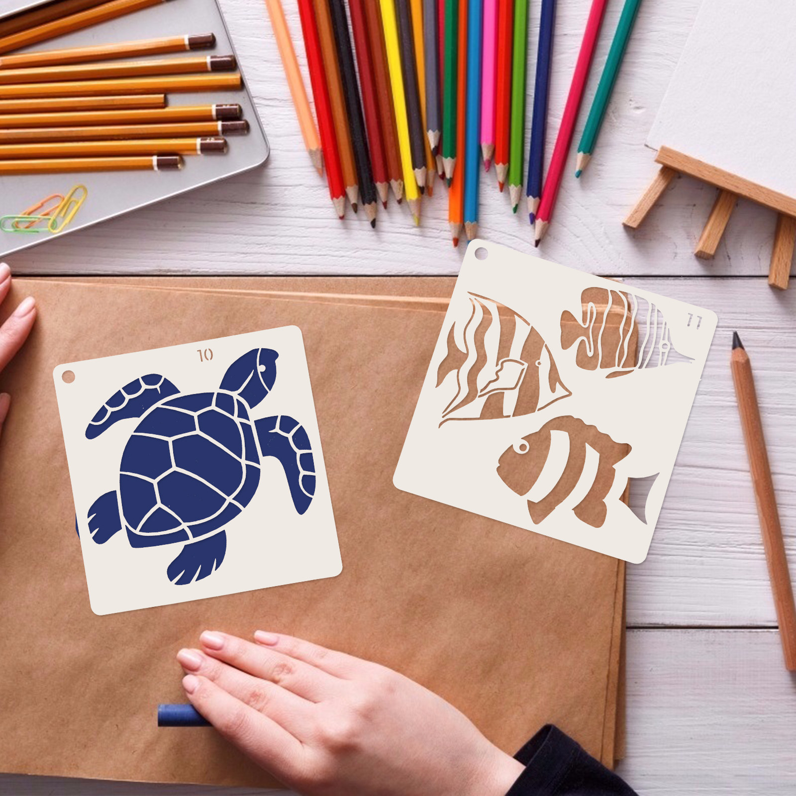 16pcs Ocean World Painting Tem - Craft Embellishment World 리뷰 및 가격
