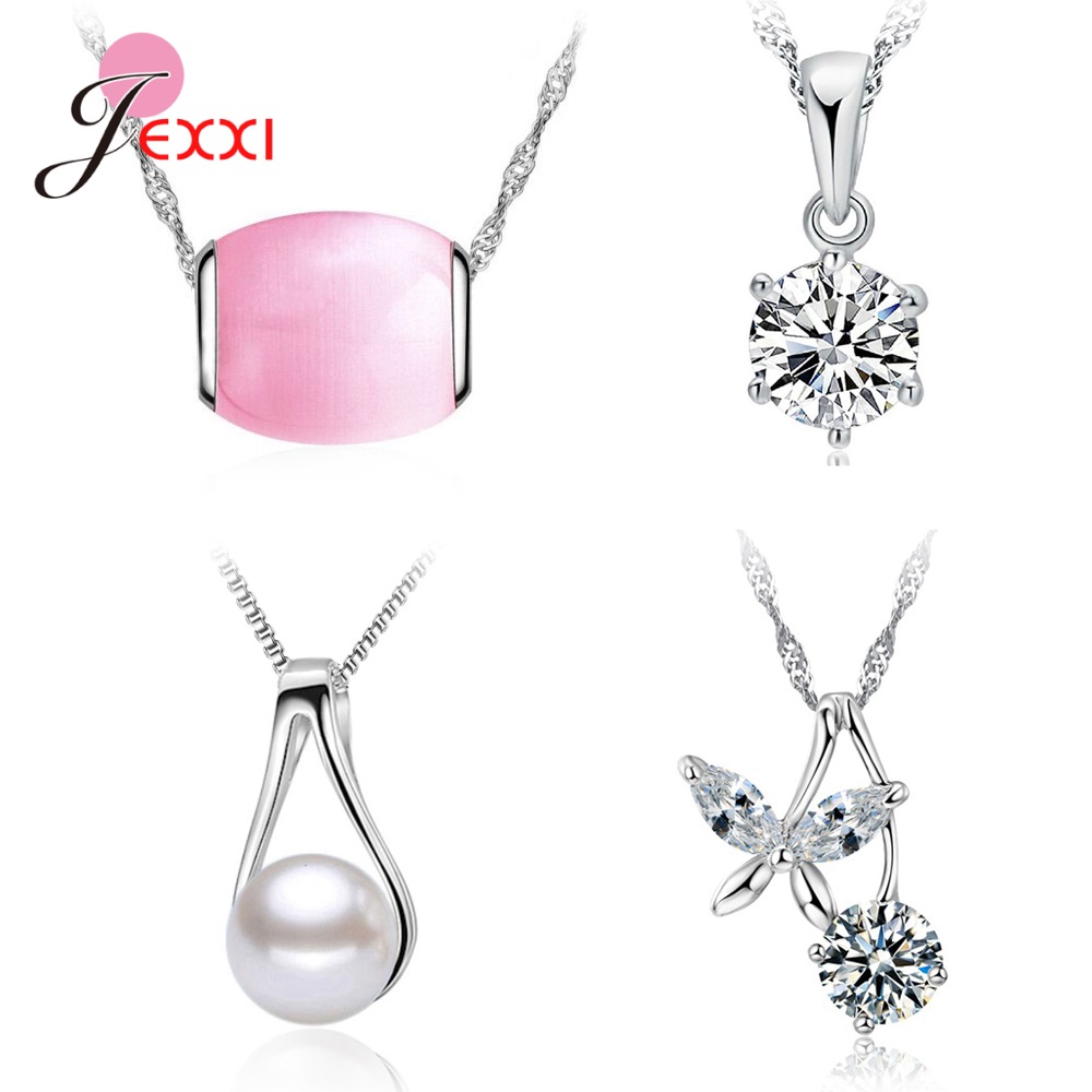 4pcs/Lot 925 Sterling Silver J - Pearl Trim Chain 리뷰 및 가격