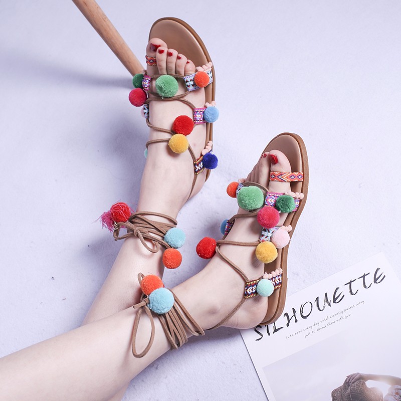 Women's Sandals Able and Elega - Tassel Fringe Trim 리뷰 및 가격