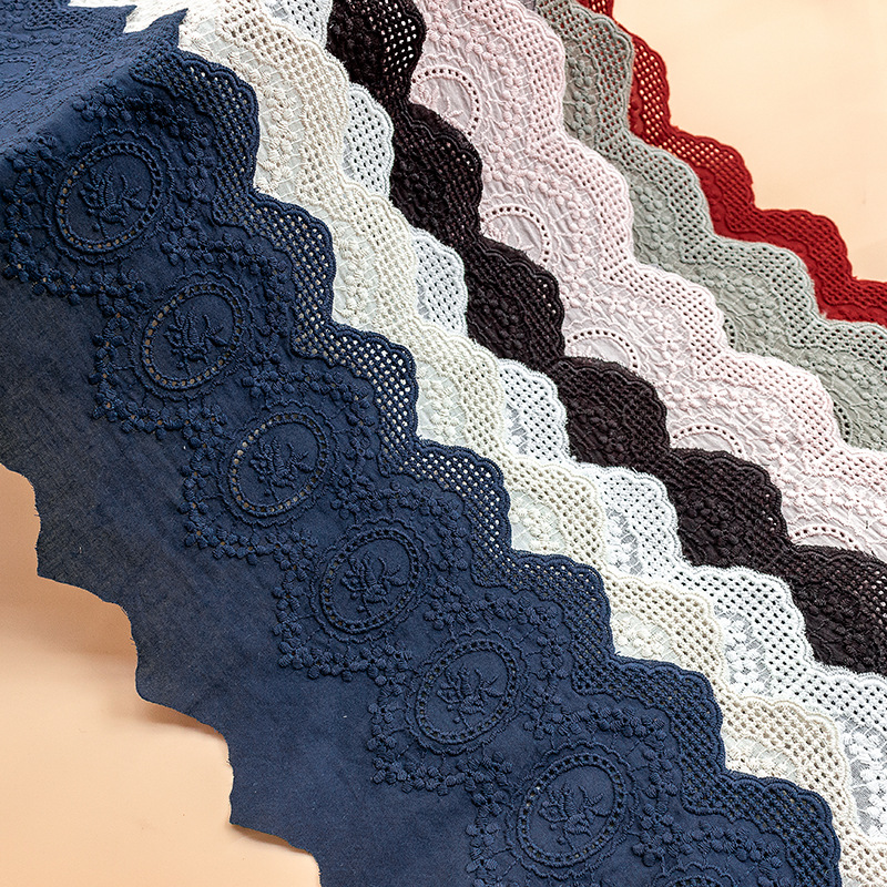 2Yards Colorful  Cotton Embroi - Lace Ribbon Trim 리뷰 및 가격
