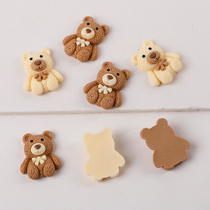 10/30/50pcs Resin Teddy Bear C - Embellishments For Scrapbooking 리뷰 및 가격