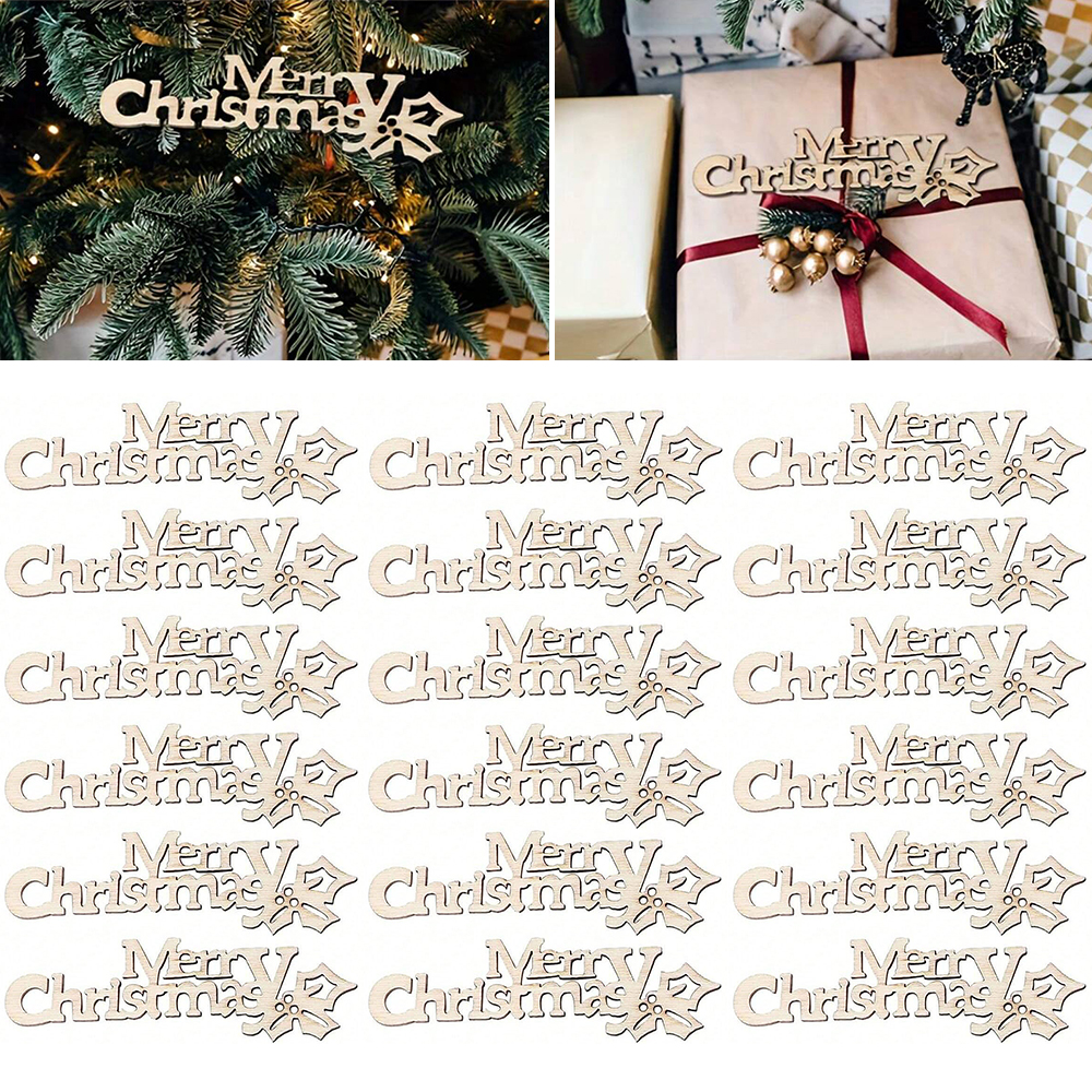 10/20/100Pcs Merry Christmas W - Embellishments For Scrapbooking 리뷰 및 가격