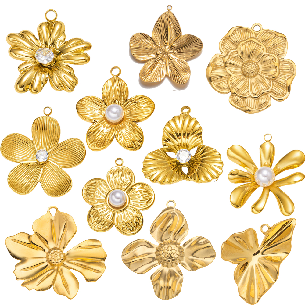 5pcs Gold Stainless Steel Flow - Embellishment Crafts 리뷰 및 가격