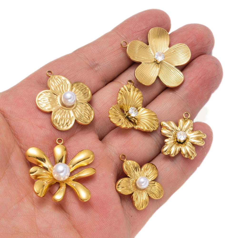 5pcs Gold Stainless Steel Flow - Embellishment Crafts 리뷰 및 가격