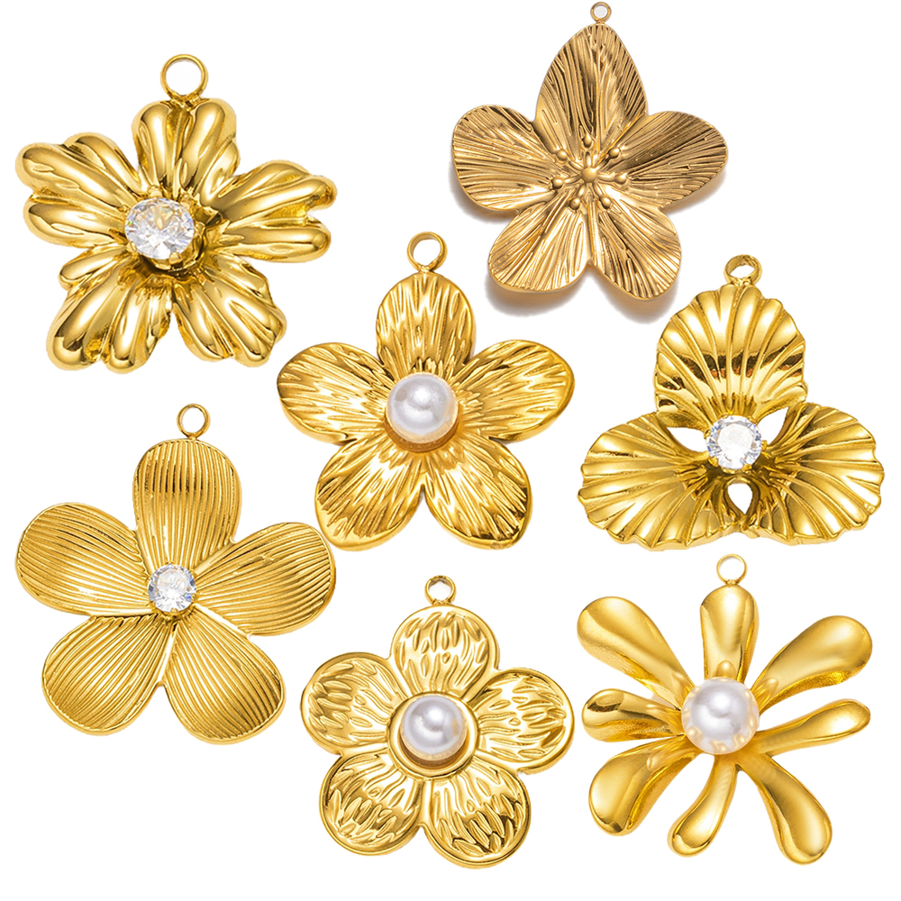 5pcs Gold Stainless Steel Flow - Embellishment Crafts 리뷰 및 가격