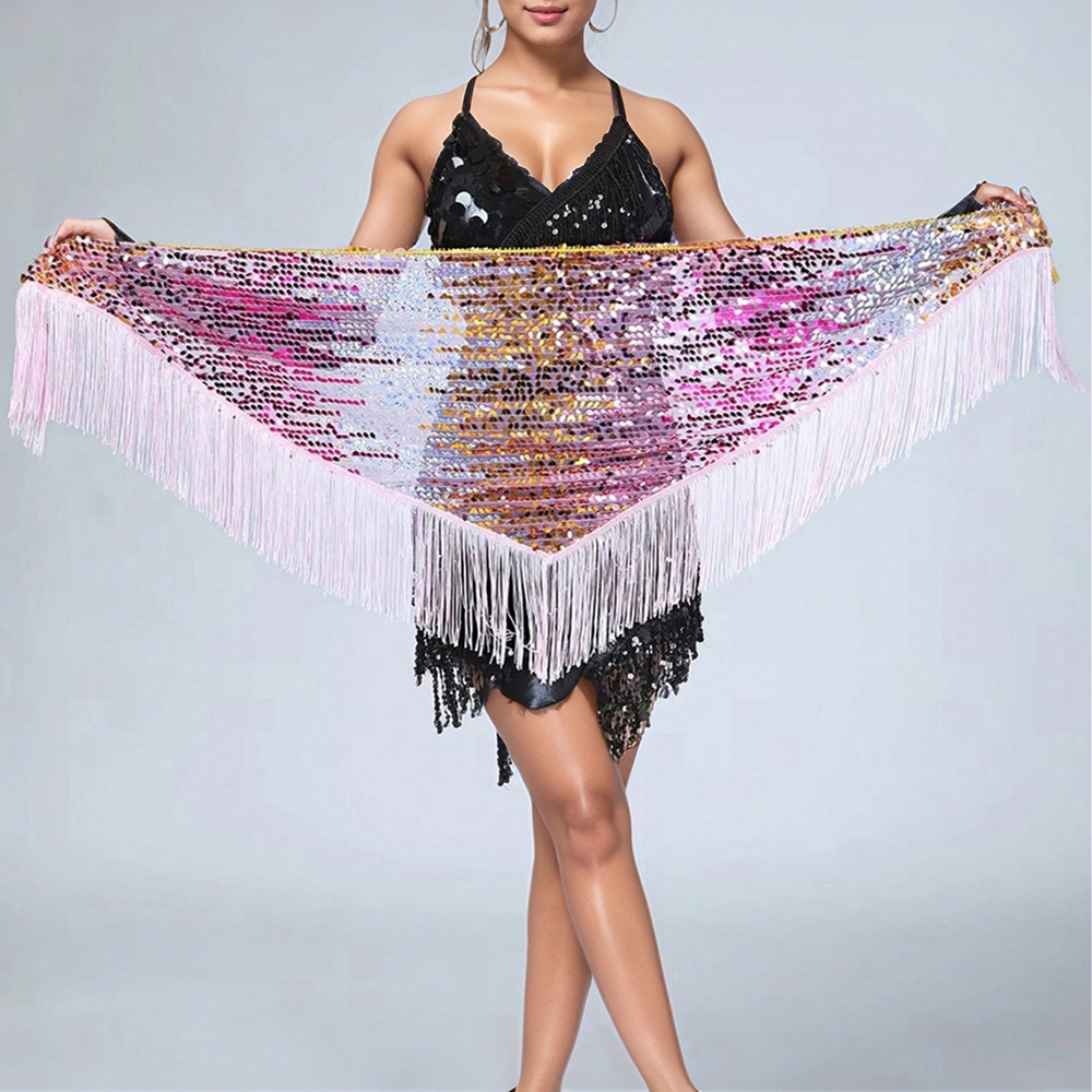 Women's Sequins Belly Dance Hi - Tassel Fringe Trim 리뷰 및 가격