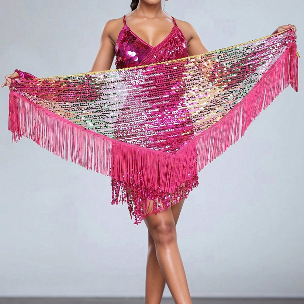 Women's Sequins Belly Dance Hi - Tassel Fringe Trim 리뷰 및 가격
