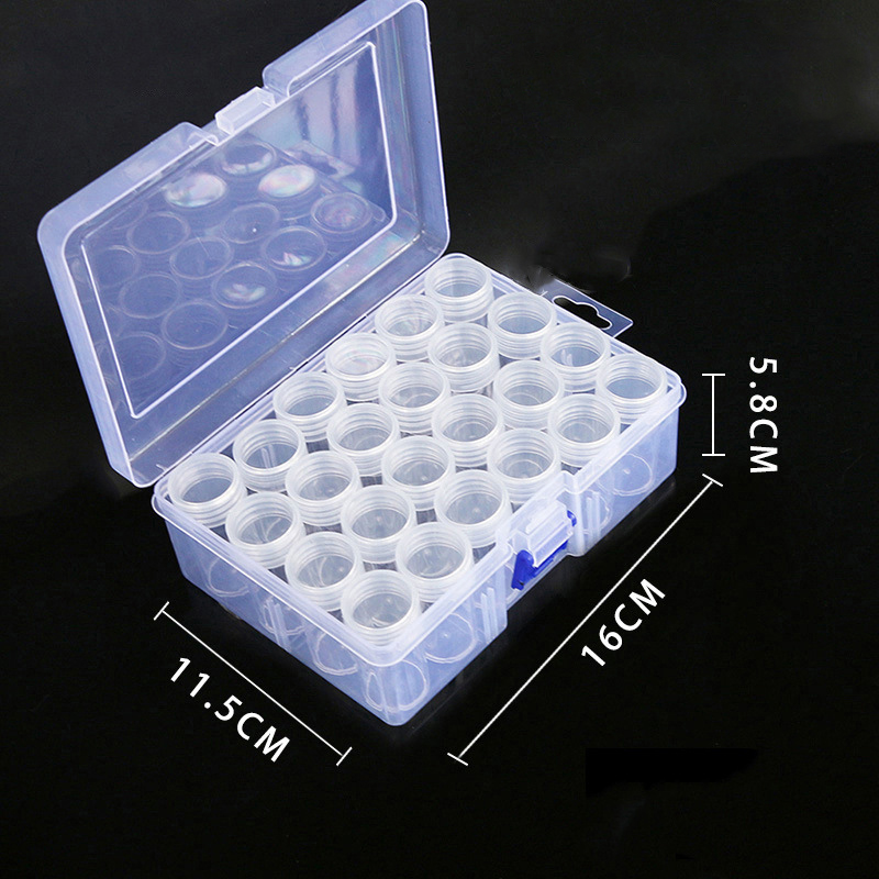 Bottles Box Storage Transparen - Craft Embellishment Storage 리뷰 및 가격