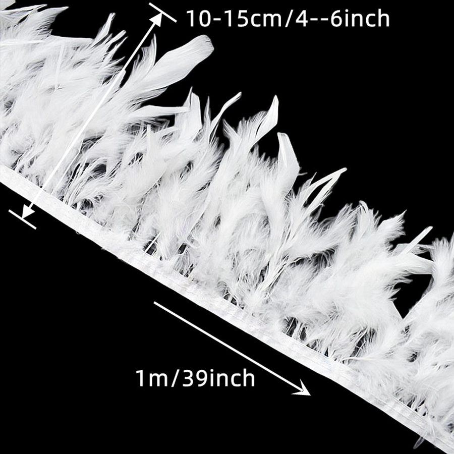 100CM Multi-Color Feather Trim - Feather Trim Marabou 리뷰 및 가격