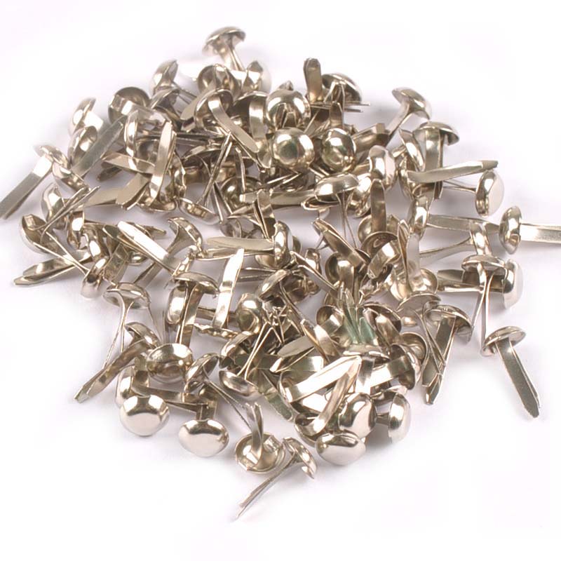 100Pcs Mix Round Brads Silver/ - Embellishments For Scrapbooking 리뷰 및 가격