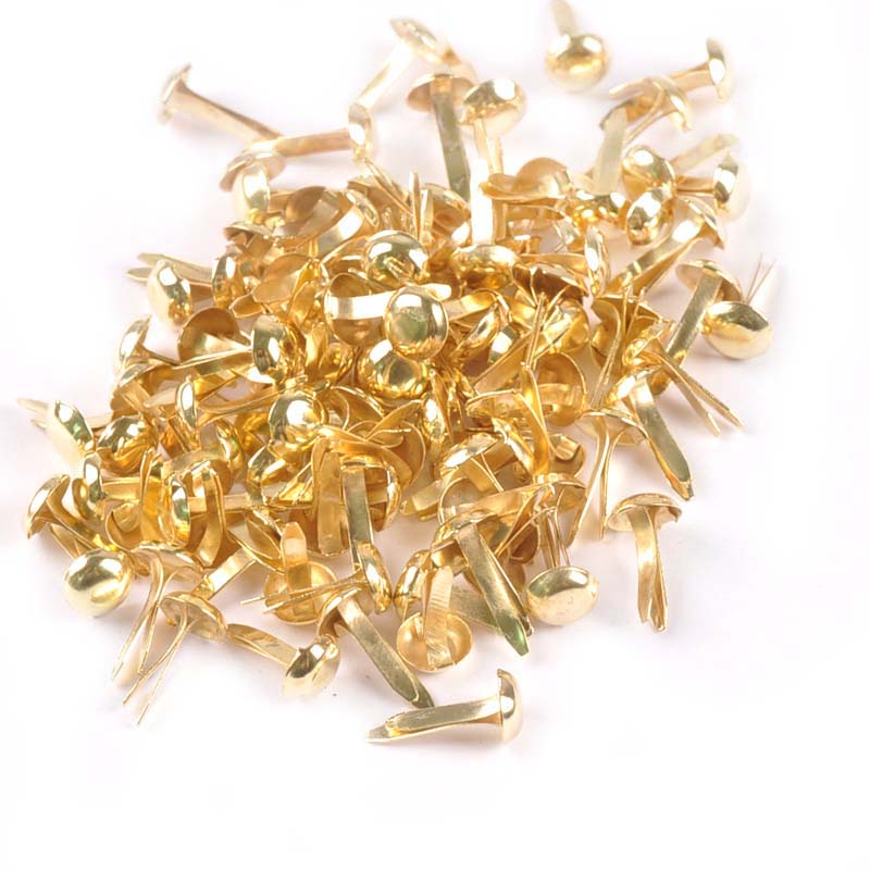 100Pcs Mix Round Brads Silver/ - Embellishments For Scrapbooking 리뷰 및 가격