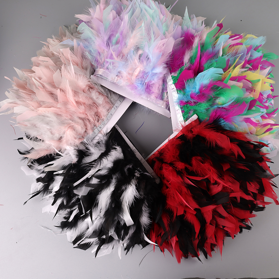 10-15cm Marabou Feathers Trim  - Feather Trim Marabou 리뷰 및 가격