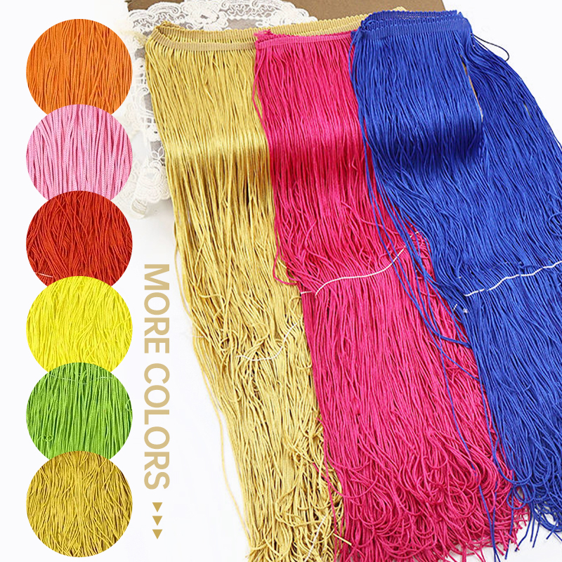 2/5Meters 50cm Long Fringes Ta - Fringe Ribbon Sewing 리뷰 및 가격