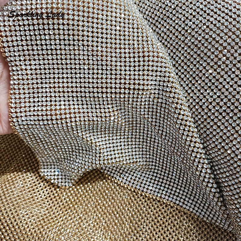 2MM Silver Crystal Mesh Fabric - Crystal Mesh Fabric 리뷰 및 가격