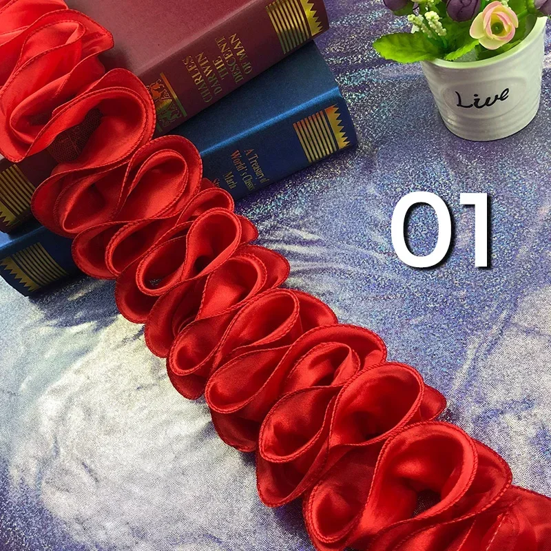 5Yards Pleated Ruffled Trim Sh - Lace Ribbon Trim 리뷰 및 가격