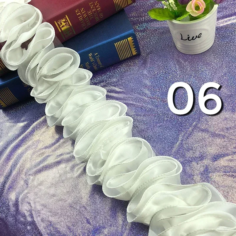 5Yards Pleated Ruffled Trim Sh - Lace Ribbon Trim 리뷰 및 가격